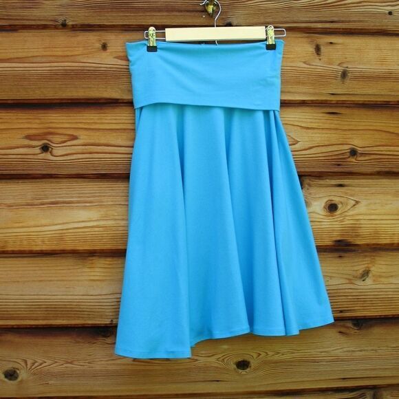 NWOT  Turquoise Jersey Skirt - Picture 1 of 6